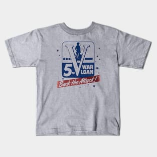 5th War Loan | World War 2 Propaganda Kids T-Shirt